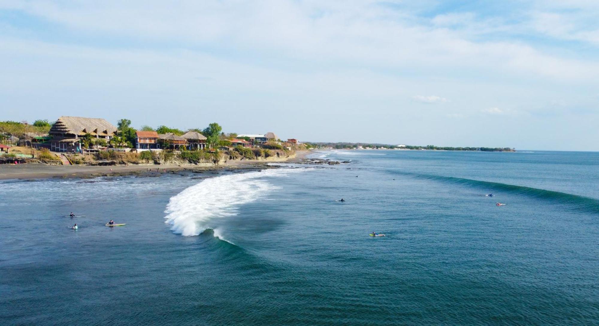 Villa Miramar Surfcamp Puerto Sandino Exterior foto